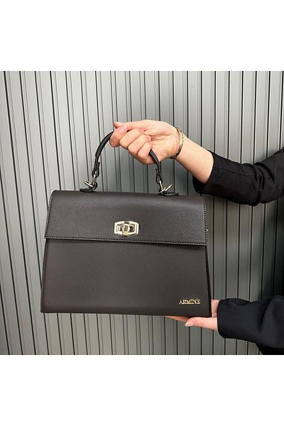 Armine Plain Brown Bag - Ar39302
