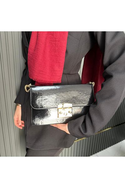Levidor Black-Patent Lcd Bag 93018203