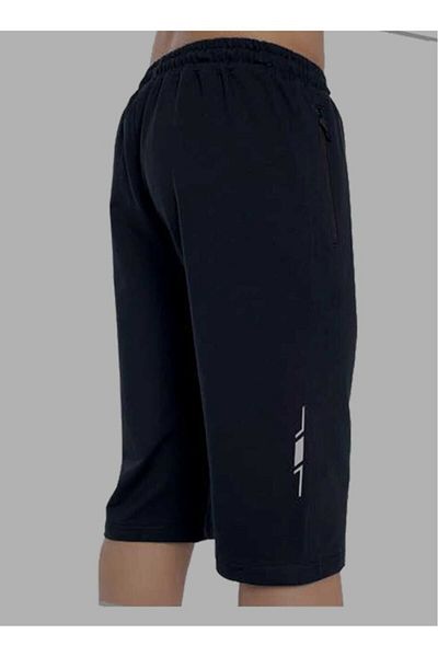 Crozwise Crozwise Navy Blue Men's Cotton Capri - 8039-01