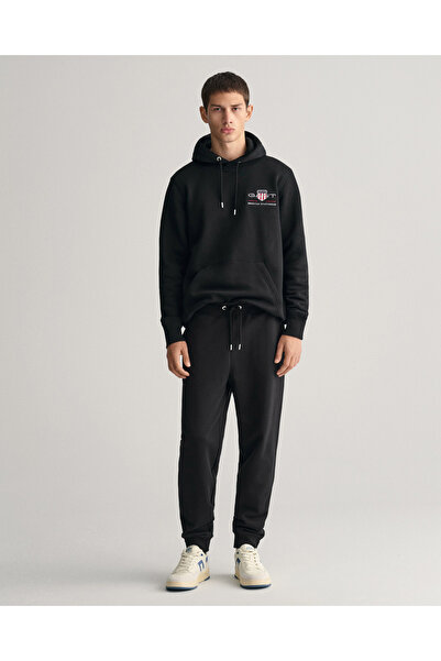 Gant Erkek Siyah Regular Fit Eşofman Altı