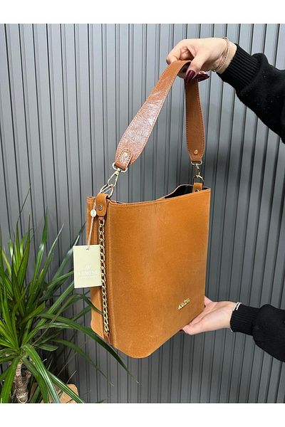 Armine Tan and Suede Colored Ar15604 Model Bag