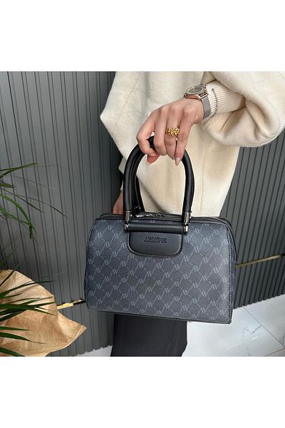 Armine Black Dotted Bag - Ar39601