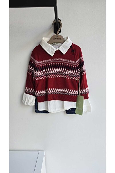 MOW طقم قميص وسترة وسروال للأطفال الأولاد والبنات