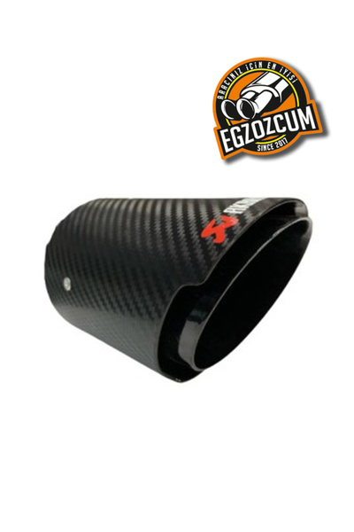 EGZOZCUM Akrapoviç Tekli Full Karbon IÇi Siyah Egzoz Ucu Güvencesiyle Dayanık...