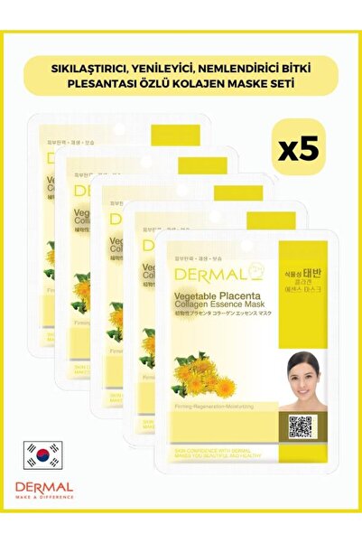 Dermal Sıkılaştırıcı, Yenileyici, Nemlendirici Bitki Plesantası Özlü Kolajen ...