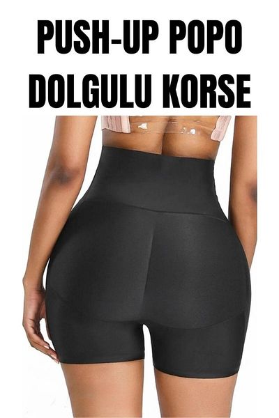 Sh Mağazacılık Butt Supporting Silicone Pop-Up Shorts Women's Underwear Shorts