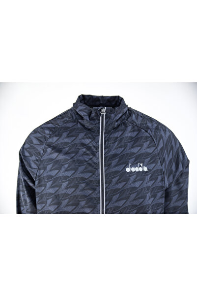Diadora Černá pánská bunda Diadora Windbreaker