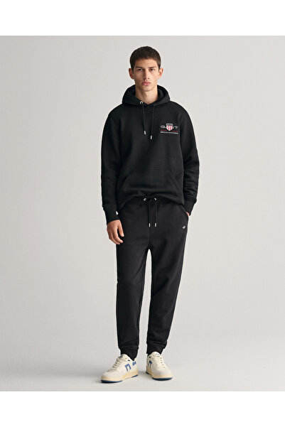 Gant Erkek Siyah Regular Fit Eşofman Altı