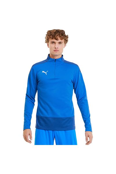 Puma Pánská bunda Puma Teamgoal 23 Training 14 na zip – modrá