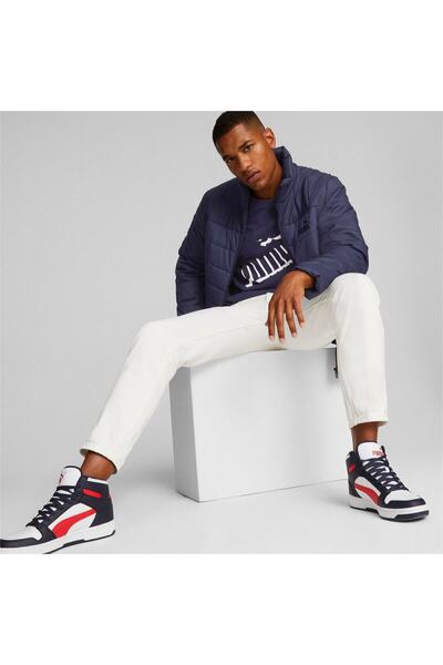 Puma Jachetă Puma ESS Padded Jacket, albastru, bărbați