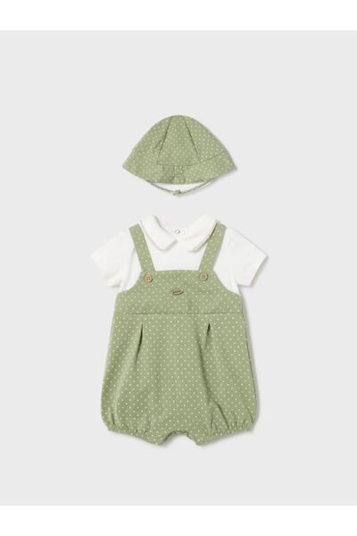 MAYORAL Baby Boy Jumpsuit Hat Set 1611