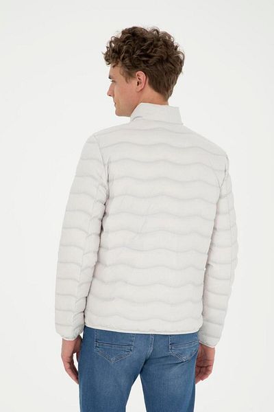 U.S. Polo Assn. Ανδρικό πέτρινο παλτό 1823141
