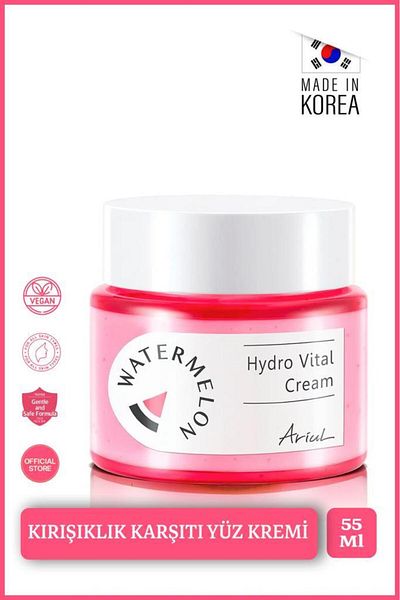 Ariul Watermelon Hydro Face Cream 55 ml | Anti-Wrinkle | Watermelon Extract, Bi-Fill up