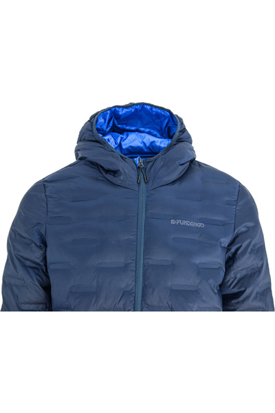 Others Jachetă de fum Fundango cu glugă albastră pentru bărbați