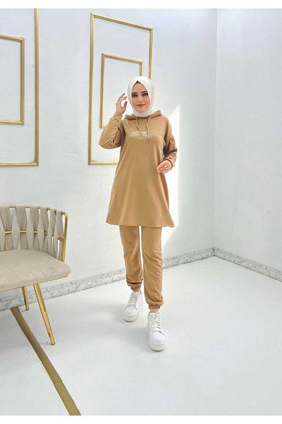 butik hira Σετ φόρμας με κουκούλα