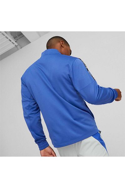 Puma Jachetă albastră Puma Fit Light Powrfleece pentru bărbați - cu fermoar complet