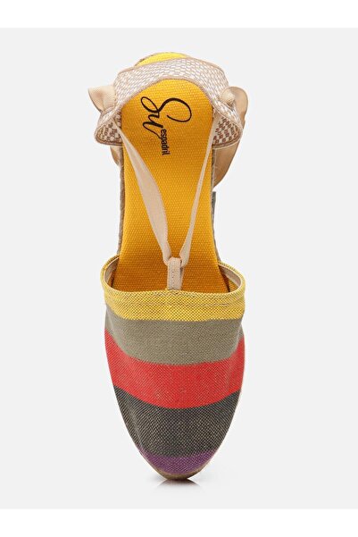 Su Espadril Ruby Haki Kadın Dolgu Topuklu Espadril