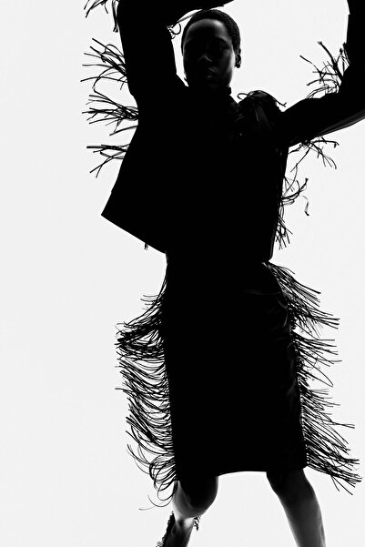 H&M Püsküllü ve Kaplamalı Etek