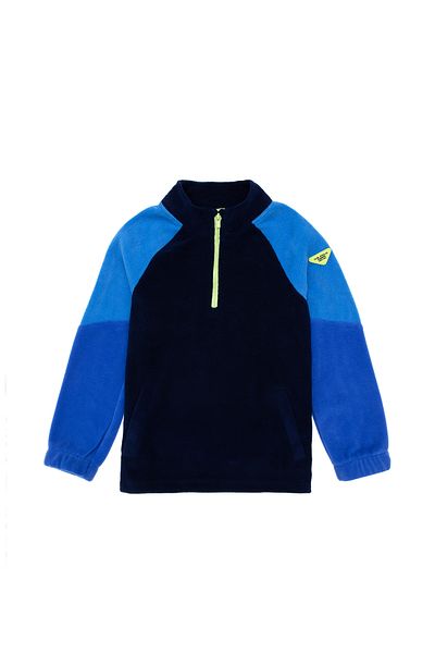 U.S. Polo Assn. Boy's Navy Blue Fleece Sweatshirt with Half Zipper 50290710 -Vr033
