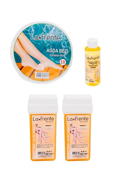 LA FRENTE CARTRIDGE MOUTH 2 PIECES NATURAL + LA FRENTE 10 MT MOUTH CLOTH ROLL