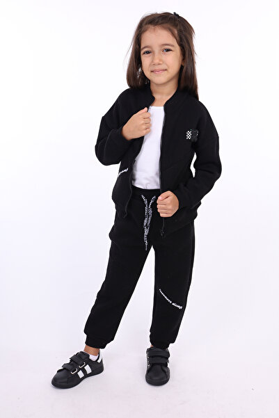 Toontoy Σετ αθλητικής φόρμας για κορίτσια με λεπτομέρεια κεντήματος