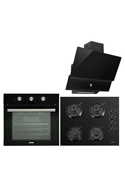 Luxell SİYAH ANKASTRE SET (A6-SF2 MT+OC88+DA88)