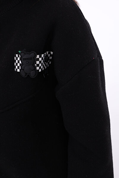 Toontoy Σετ αθλητικής φόρμας για κορίτσια με λεπτομέρεια κεντήματος