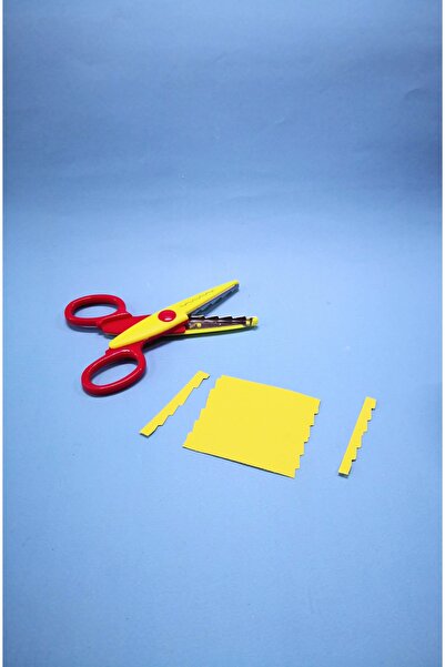 Puti Şekilli Kesen Okul Makası 1 Adet Anasınıfı Özel Eğitim İlköğretim Öğrenc...