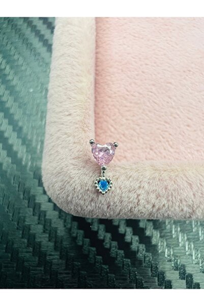 Cerrahi Çelik Gümüş Tragus Kıkırdak Piercing 8 MM