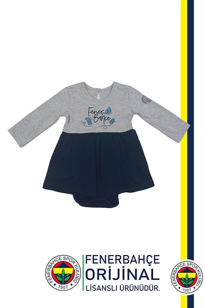 Fenerbahçe Original Licensed Baby Girl Bodysuit with Skirt