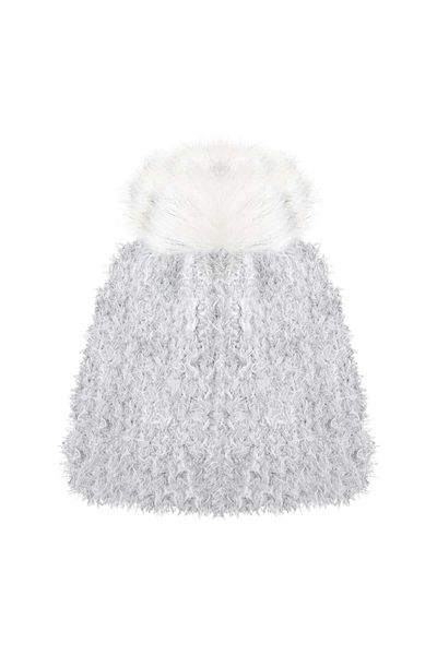 RİVUS Pompom Detailed Knitwear Beret - Gray
