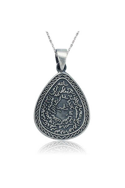 Uyan Collection Gümüş Kıtmir Duası Damla Kolye