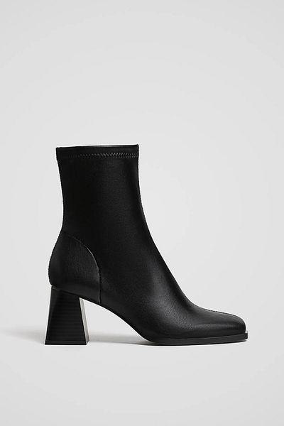 DUXAL SHOES Μποτάκια Marina Stretch με μεσαίο τακούνι