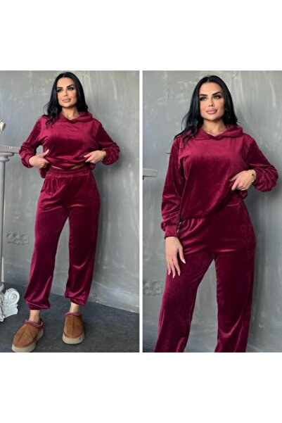 CİXAPLE Costum din catifea cu glugă