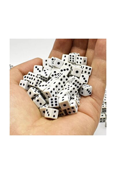 Genel Markalar Japon Ithal Büyük Kemik Tavla Zarı Dik Köşeli 10 cm -12 Adet