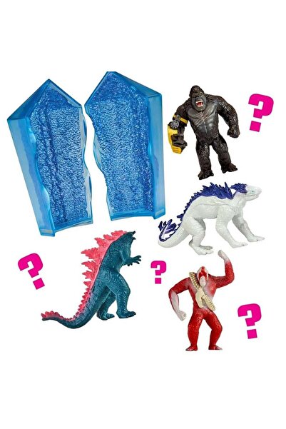 sfs elektrik Godzilla X Kong Kristal Sürpriz Mini Figür 5 Cm 35741 MN302000