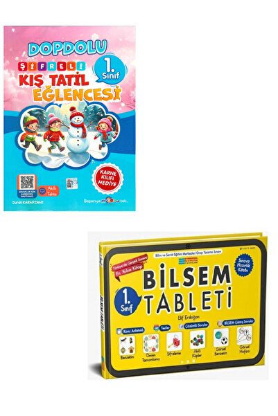 Genel Markalar 1.Sınıf Dopdolu Şifreli Kış Yarıyıl Tatil Kitabı Karne Kılıfı ...