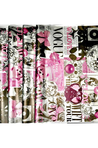 weloveis 55X75Cm Matte Metallized Effect Gift Wrapping Paper - 0.25Mic, 20 Sheets