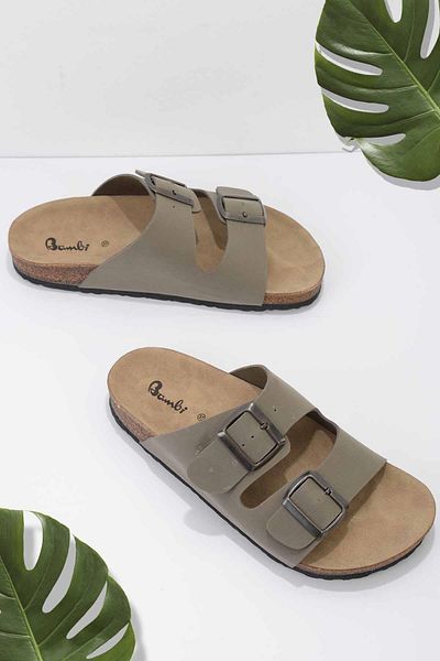 Bambi Γυναικείες παντόφλες Mink Brkn Κ 04819182271