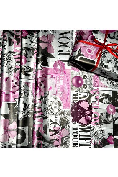 weloveis 55X75Cm Matte Metallized Effect Gift Wrapping Paper - 0.25Mic, 20 Sheets