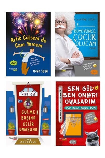 hayykitap Mine Sota Seti 4 Kitap (Artık Gülsem De Gam Yemem + Gülme Başına Ge...