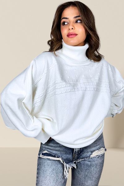Michelle COCO PULOVER DE FEMEI DE GÂSCĂ DE GÂSCĂ DE GÂSCĂ DE GÂSCĂ DETALIE MÂNECĂ LILIAC