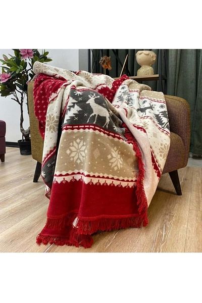 Romans Ted New Year's Themed Double Sided Single Blanket 150X200 cm