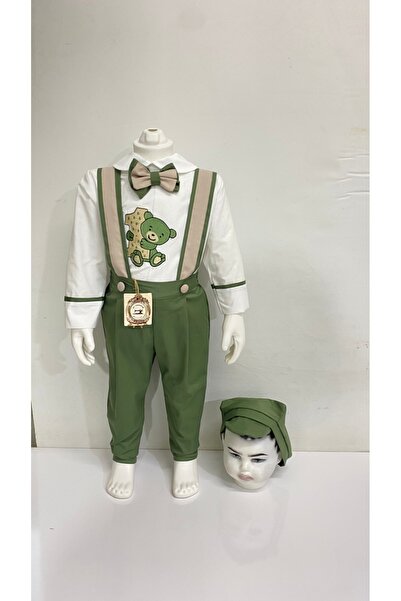 KidsLand Ayıcık temali salopet seti