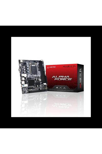 arktek Alpha Force, Ak-H81M Handheld, 2Xddr3, M.2, D-Sub, Hdmi, 4Th Generation, Lga1150 Socket, Motherboard