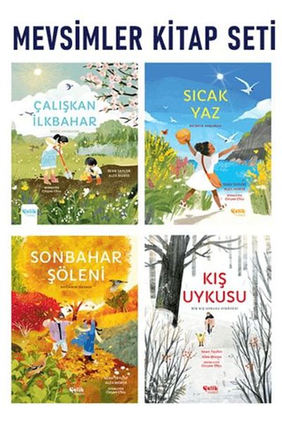 Çelik Yayınevi Seasons Book Set for Kids