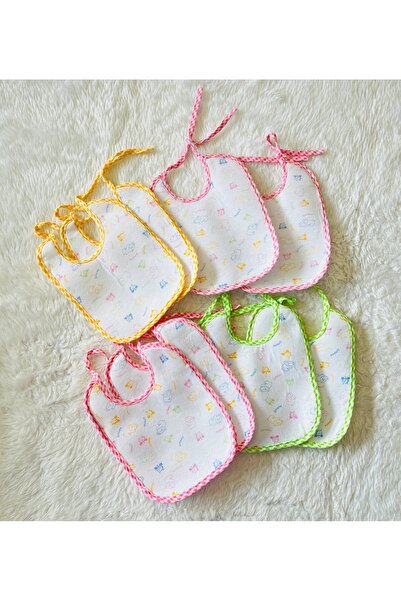 anne dokunuşu gibi KUZUM BEBE مقاوم للسوائل (8 قطع) مريلة طعام للأطفال الرضع ...