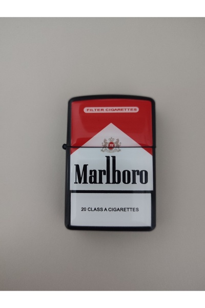 ASYA GIFTS Marlboro Benzinli Çakmak ( Kargo Güvenliği İçin Benzinsiz Gönderilmektedir ,)