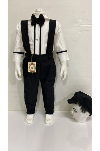 KidsLand Erkek Siyah Salopet Seti