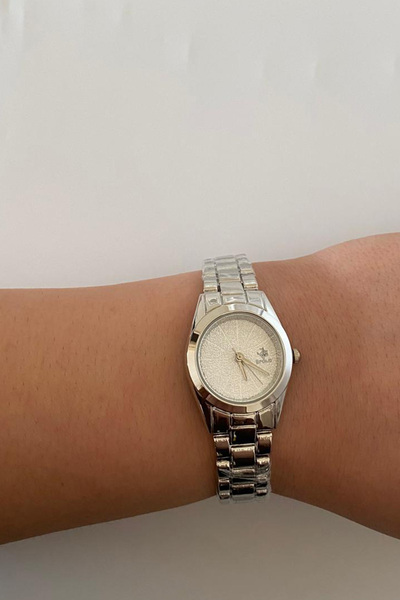 Happy Vibes ساعة يد نسائية رياضية أنيقة